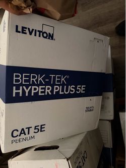 Cat5 cable plenum