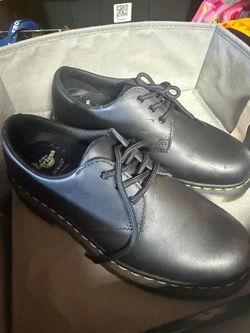 Dr. Martens Black Leather Oxford Shoes