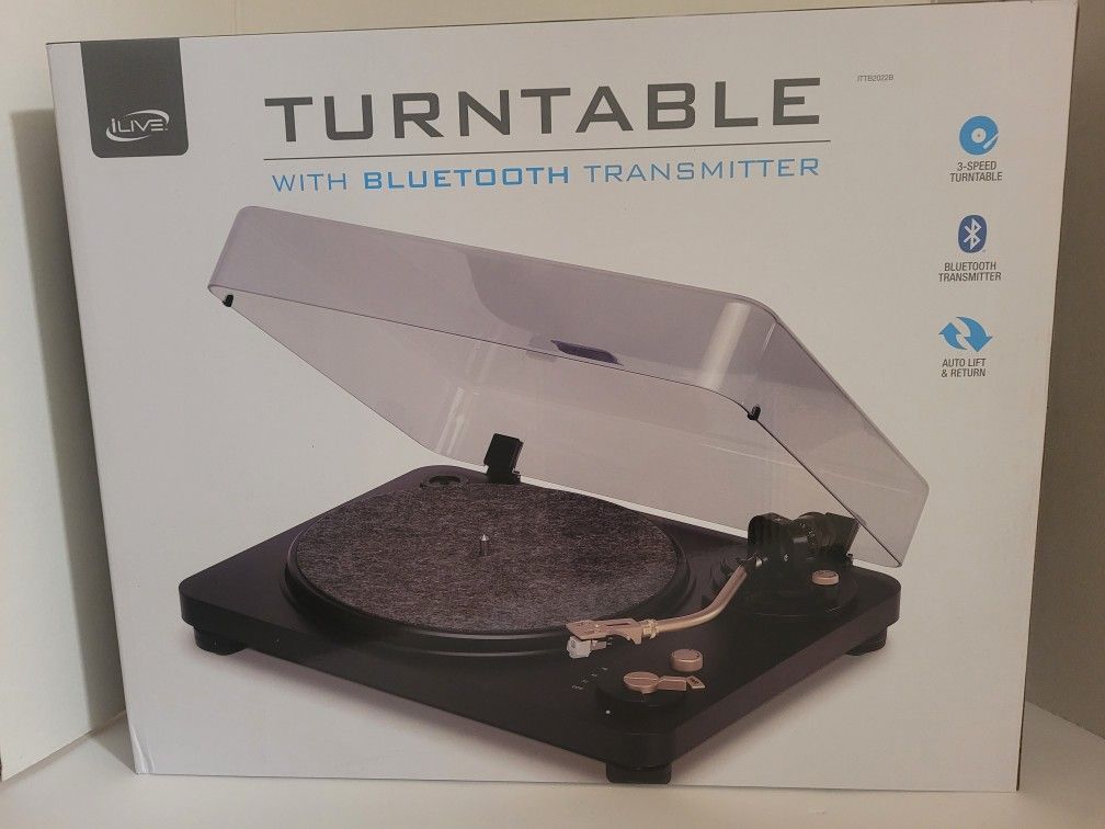 iLive Turntable with Bluetooth Transmitter