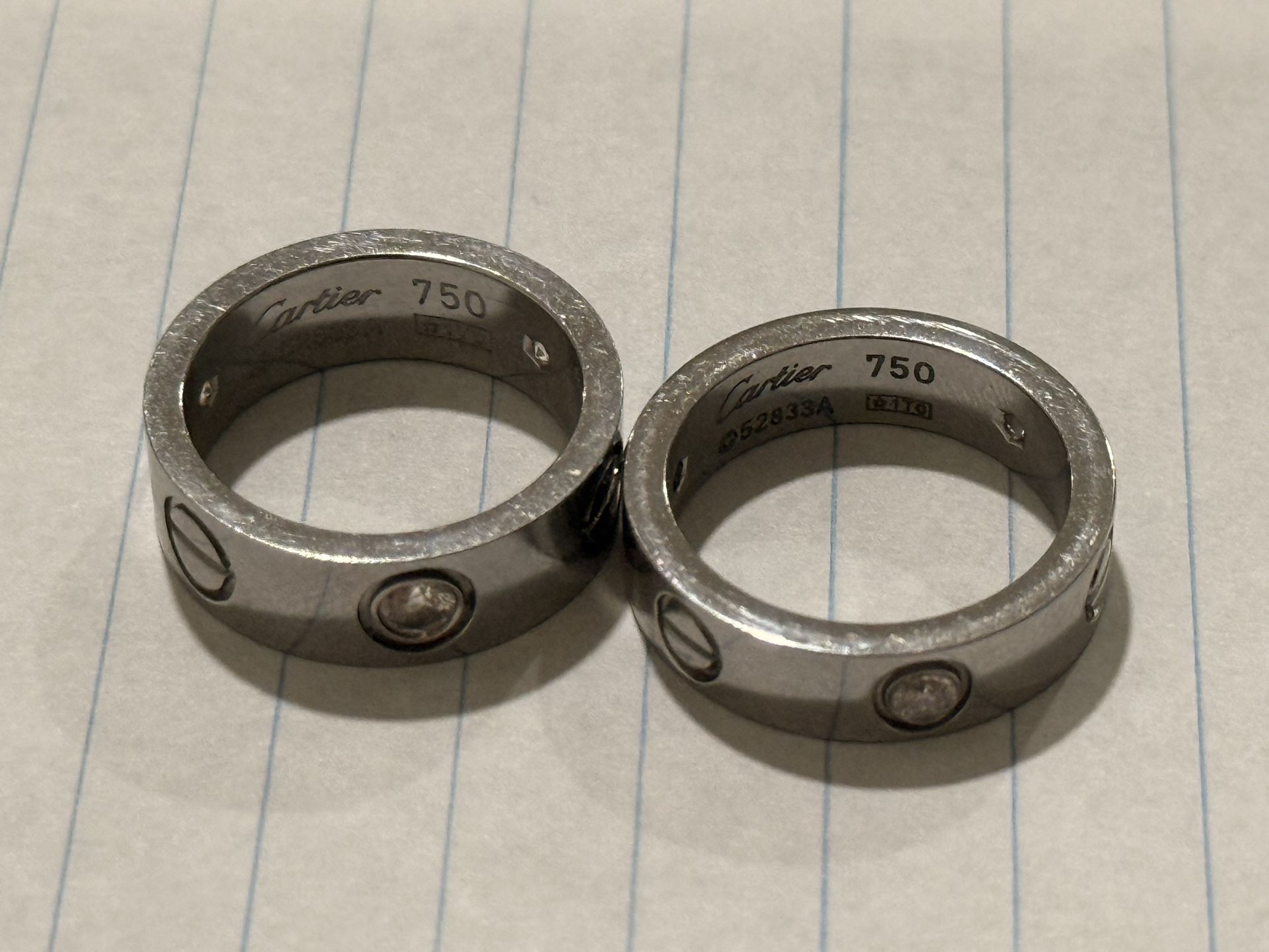 Ring Cartier 750 52833A Size 5.5 Y 4.5