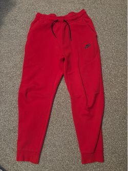 Red old gen nike tech pants
