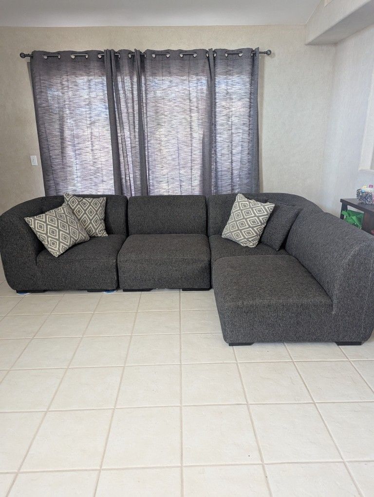 Gray Sectional Sofa