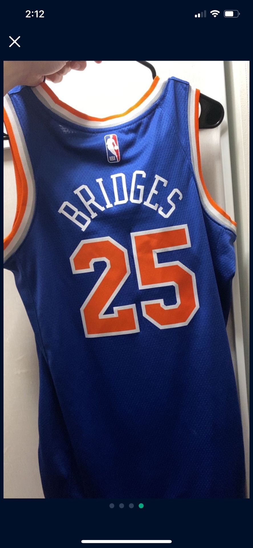 New York Knicks Nike Nba Jerseys Mens Small Size 40 Bridges & OG