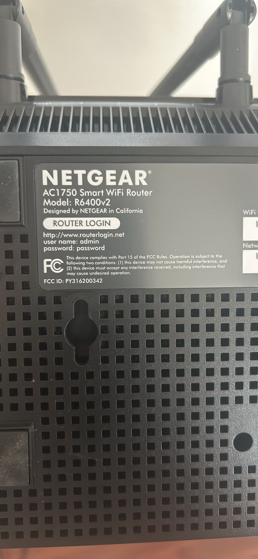 Netgear router AC1750