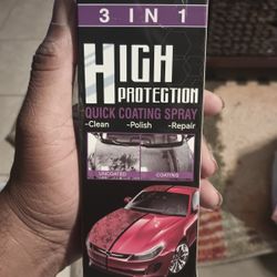 3-in-1 High Protection Quick Car Coat Ceramic Coating Spray Hydrophobic 100ml US