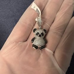  925 silver panda charm 