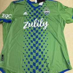 New 3XL Seattle Sounders Jersey