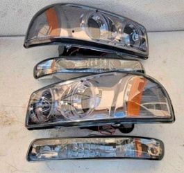 99-06 Sierra Yukon Headlights Faros Calaveras Micas Luces Lamps