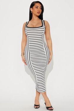 Black and white dress