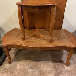 Coffe Table With Accent Table