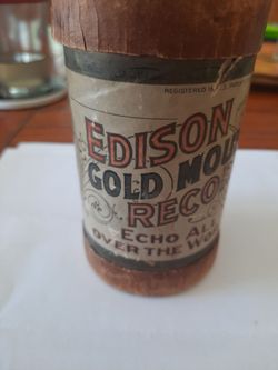 1907 Antique Phonograph Cylinder