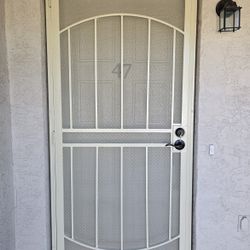 Security Door Heavy-Duty 36x80 Almond (Installation Included)
