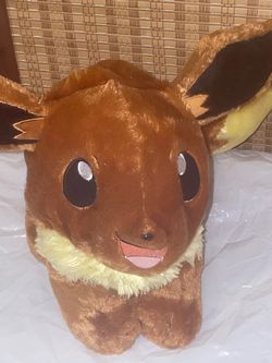 Build-A-Bear Workshop Pokemon Eevee Plush Brown Stuffed Animal Toy 2017, 14-16 inches approx.