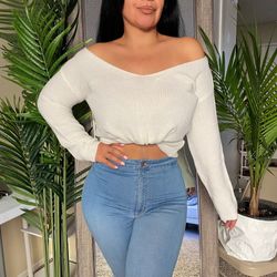 Women’s Off The Shoulder Sweater 