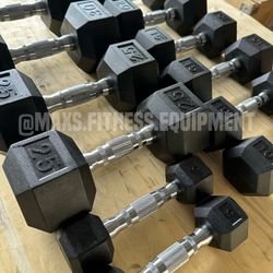 New DUMBBELLS SET 5-30 + RACK *FIRM PRICE*