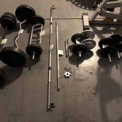 Like New Weights And Bars/Dumbells