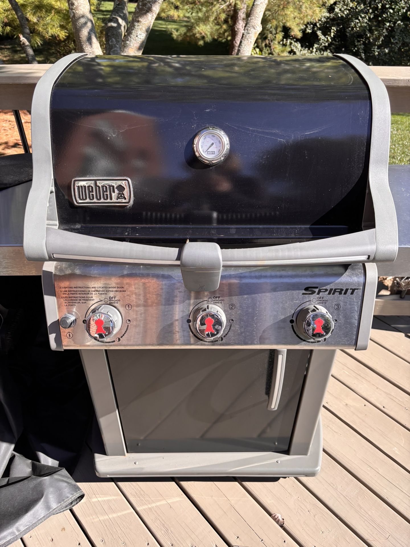 Weber Spirit 3 Burner Grille W Cover
