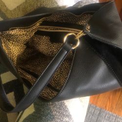 Suade and Leather Purse
