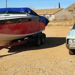 Classic 68 Buick Coupe And Boat