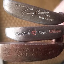VINTAGE COLLECTORS GOLF CLUBS lot of 3-NEED NEW GRIPS + SERVICE