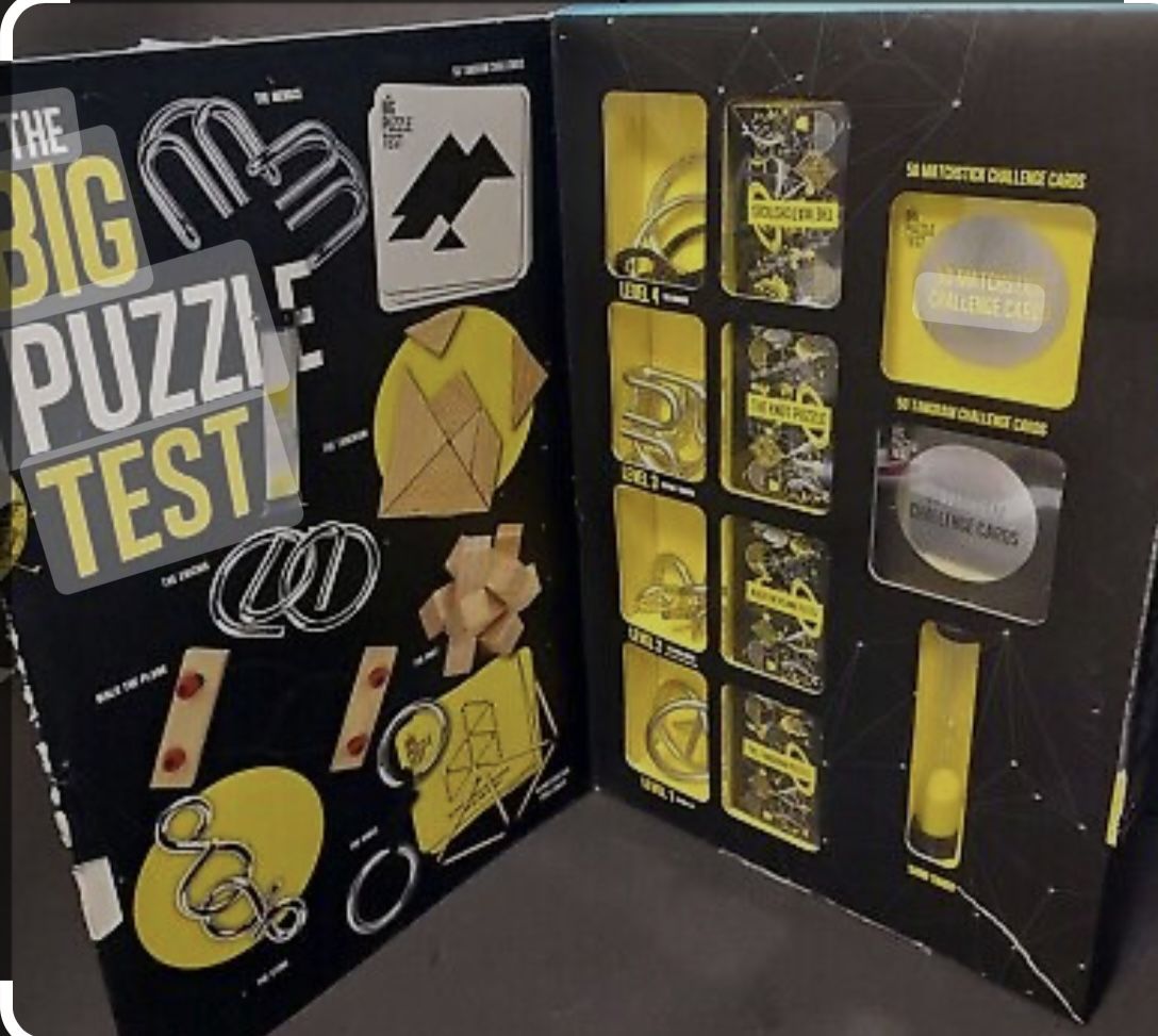 The Big Puzzle Test Over 100 Brain Baffling puzzles Nothing compares to how good it feels to solve a puzzle from the Big Puzzle Test. The best part a