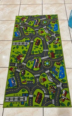 Kids City Road Play Rug