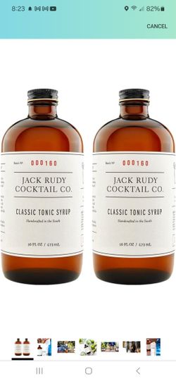 Jack Rudy Classic Tonic Syrup 16 oz (2-pack)