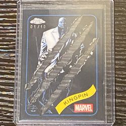 Marvel Topps Chrome 2025 Kingpin Black Claw 1/10 ALPHA CARD 🔥