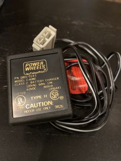 Power Wheels 6 Volt Charger Type H