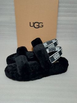 UGG sandals slippers slides. New in box. Authentic. Super comfy. Black. Size 11 women's shoes
