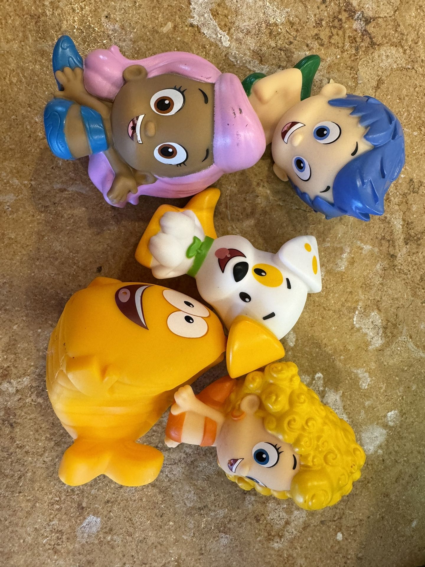 Bubble Guppies bath Toys