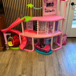 Barbie Dream House, Car, And Barbies