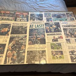 Eagles Super Bowl News Clippings