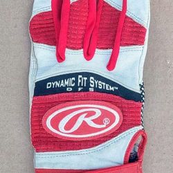 Rawlings Adult Baseball Batting Glove - Right Hand, Excellent  Condition,  Sell $5