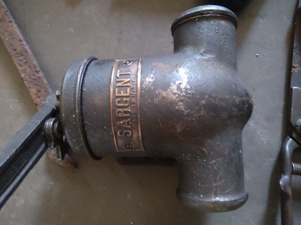 Antique Sargent Pot Belly Industrial Door Closer