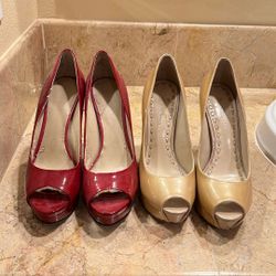 2 Pairs Of Heels 