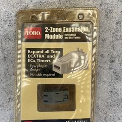 Brand New Toro Sprinkler System 2-Zone Expansion Module For ECXTRA and ECx Toro Timers