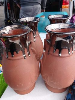 Jarrones de barro