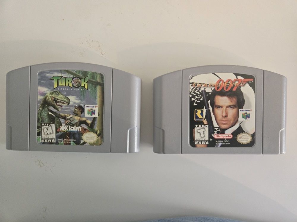 Nintendo 64 Goldeneye & Turok