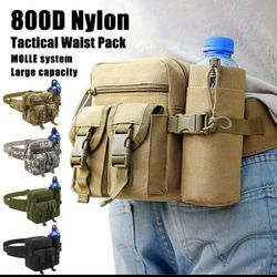 TACTICAL 4 POCKET WAIST BAG& WATER BOTTLE HOLDER " NEW"