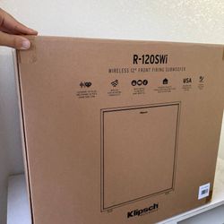 Klipsch R-120SWi 12” Wireless/Wired Subwoofer Speaker(New)