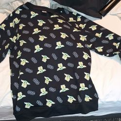STAR WARS THE MANDALORIAN GROGU / BABY YODA SWEATER KIDS SIZE XL