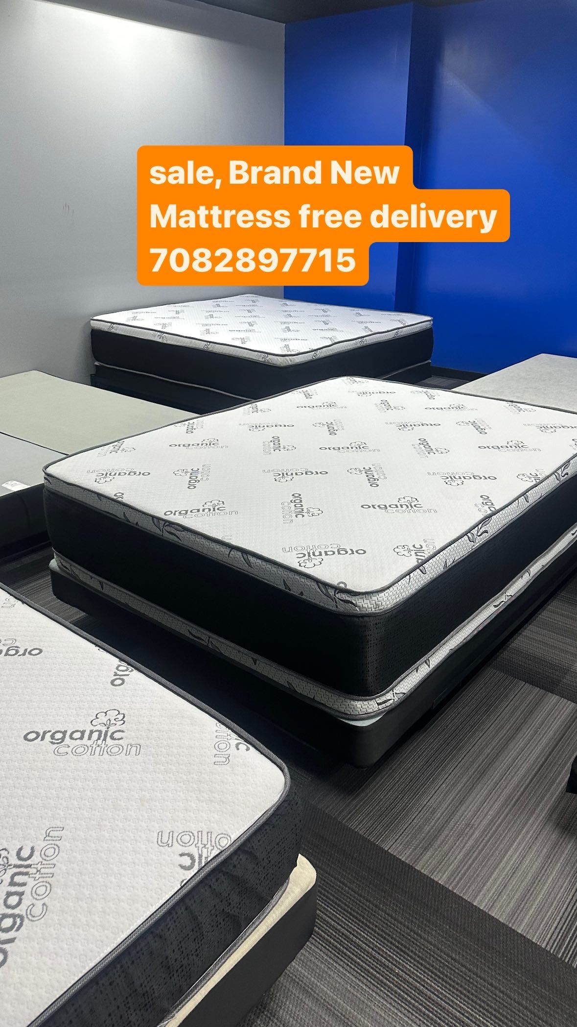 Huge sale for Mattress And Box Twin size mattress and box 150.$ full 190$ Queen 200$ king 290$. Mattress And Box and frame and headboard. King 580$ Qu