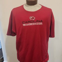 South Carolina Gamecocks Shirt Mens Red NCAA Football Pro Edge Logo Size XL