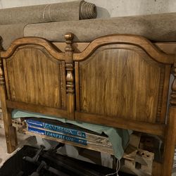 Free headboard and bed frame