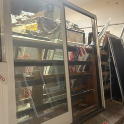 96”x96” Milgard Ultra Sliding Patio Door $250
