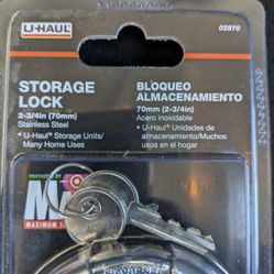 U-Haul Storage Lock (Discuss Security Lock)