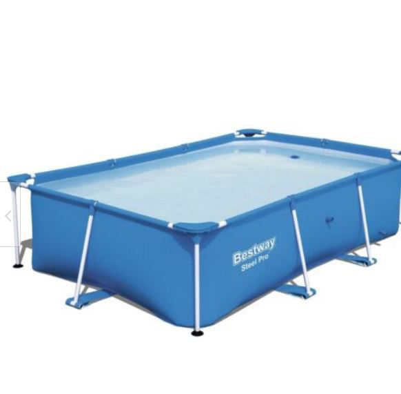 Bestway Steel Pro 8.5' x 5.6' x 2' Rectangular Ground Swimming Pool (Pool Only)