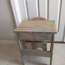 Kids Table And Chair Vintage 