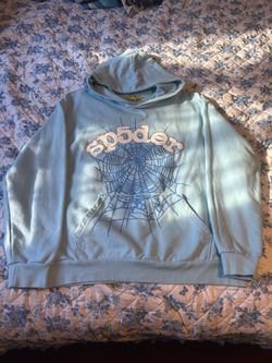 Sky blue spider hoodie